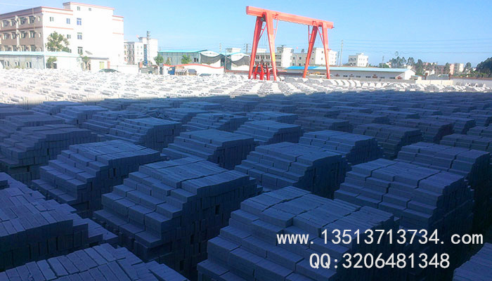 广东年产6000万灰砂蒸养砖机生产现场